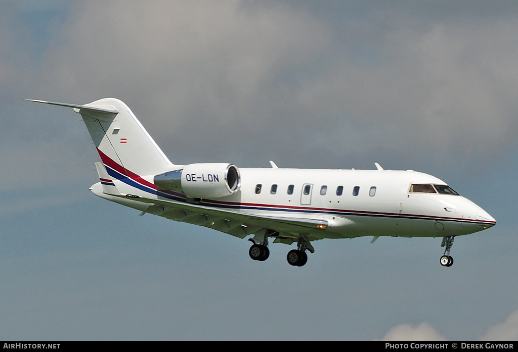 Aircraft Photo of OE-LDN | Bombardier Challenger 650 (CL-600-2B16) | AirHistory.net #360440
