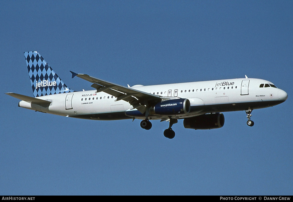 Aircraft Photo of N522JB | Airbus A320-232 | JetBlue Airways | AirHistory.net #360471