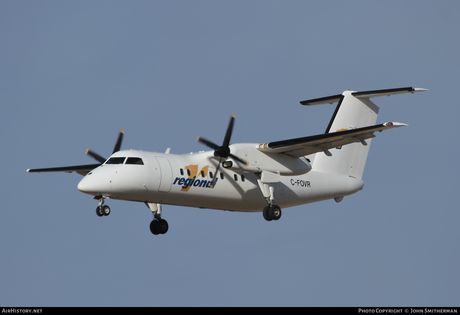 Aircraft Photo of C-FOVR | Bombardier DHC-8-103BQ Dash 8 | Regional 1 Airlines | AirHistory.net #360473