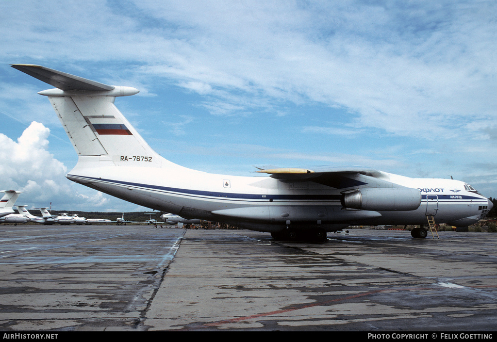 Aircraft Photo of RA-76752 | Ilyushin Il-76TD | Aeroflot | AirHistory.net #360486