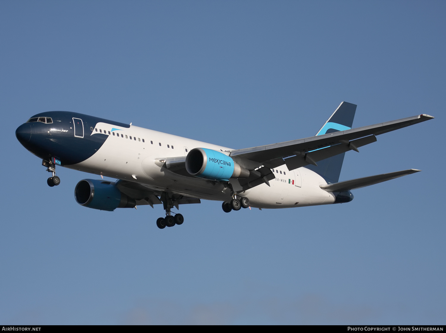 Aircraft Photo of XA-MXN | Boeing 767-25D/ER | Mexicana | AirHistory.net #360487