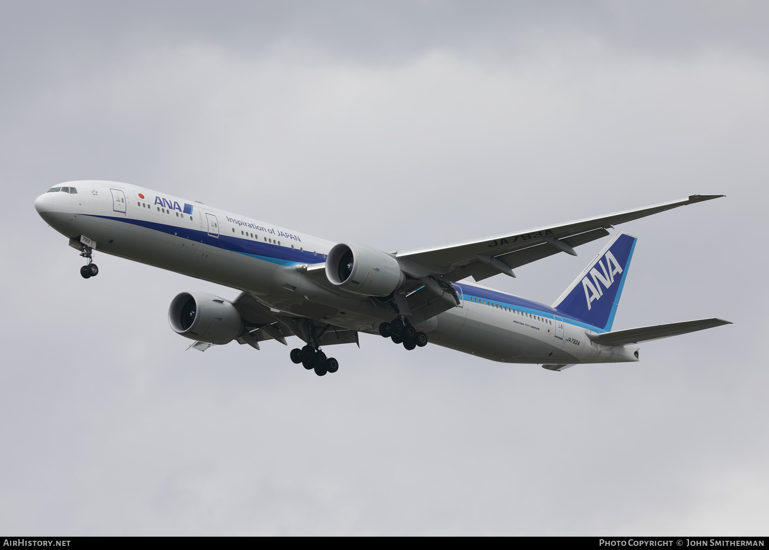 Aircraft Photo of JA793A | Boeing 777-300/ER | All Nippon Airways - ANA | AirHistory.net #360490