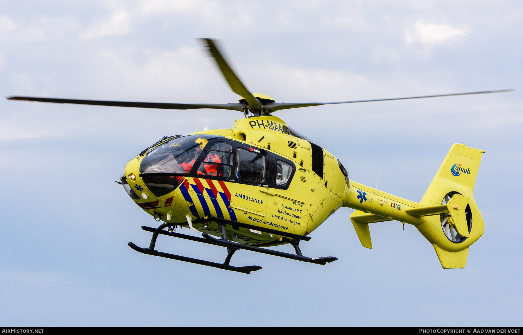 Aircraft Photo of PH-MAA | Eurocopter EC-135T-2+ | ANWB Medical Air Assistance | AirHistory.net #360496