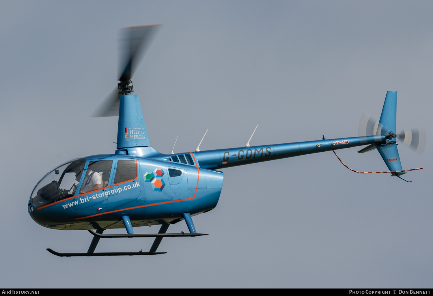 Aircraft Photo of G-GOMS | Robinson R-66 Turbine | AirHistory.net #360528