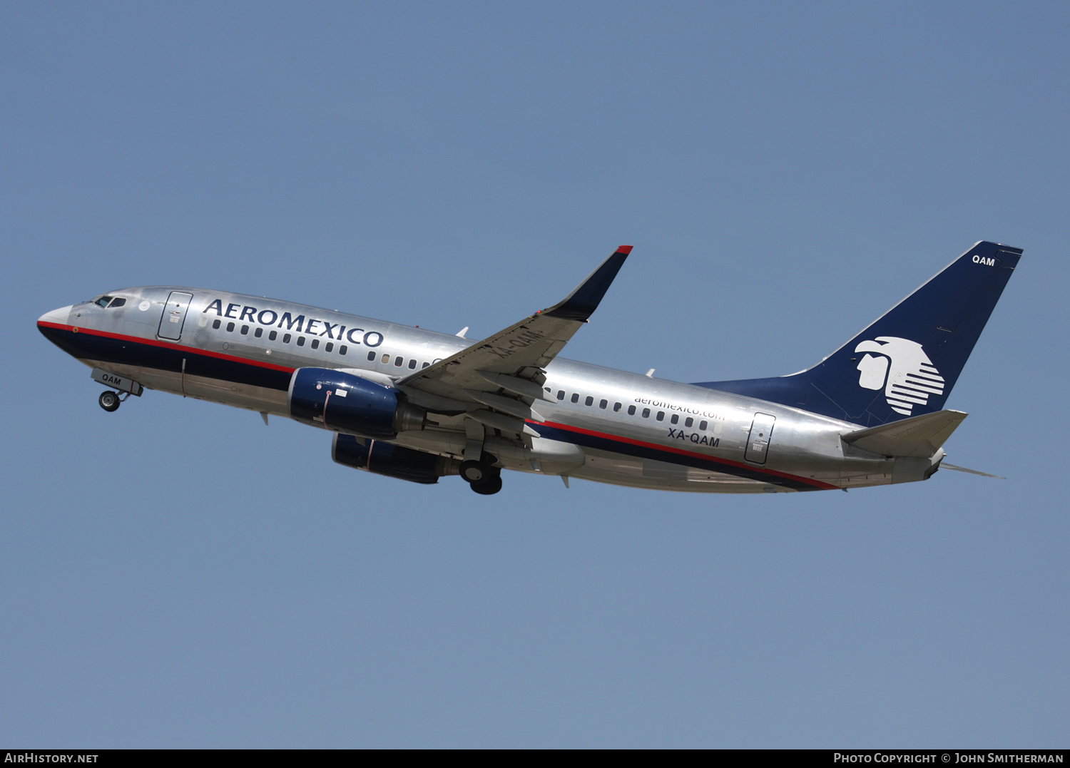 Aircraft Photo of XA-QAM | Boeing 737-752 | AeroMéxico | AirHistory.net #360532