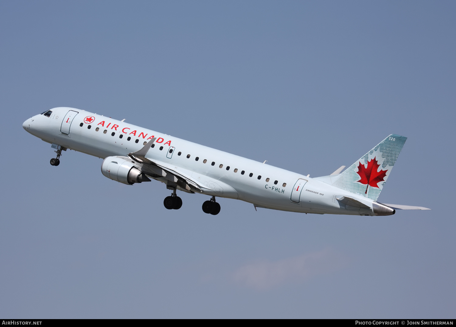 Aircraft Photo of C-FHLH | Embraer 190AR (ERJ-190-100IGW) | Air Canada | AirHistory.net #360534