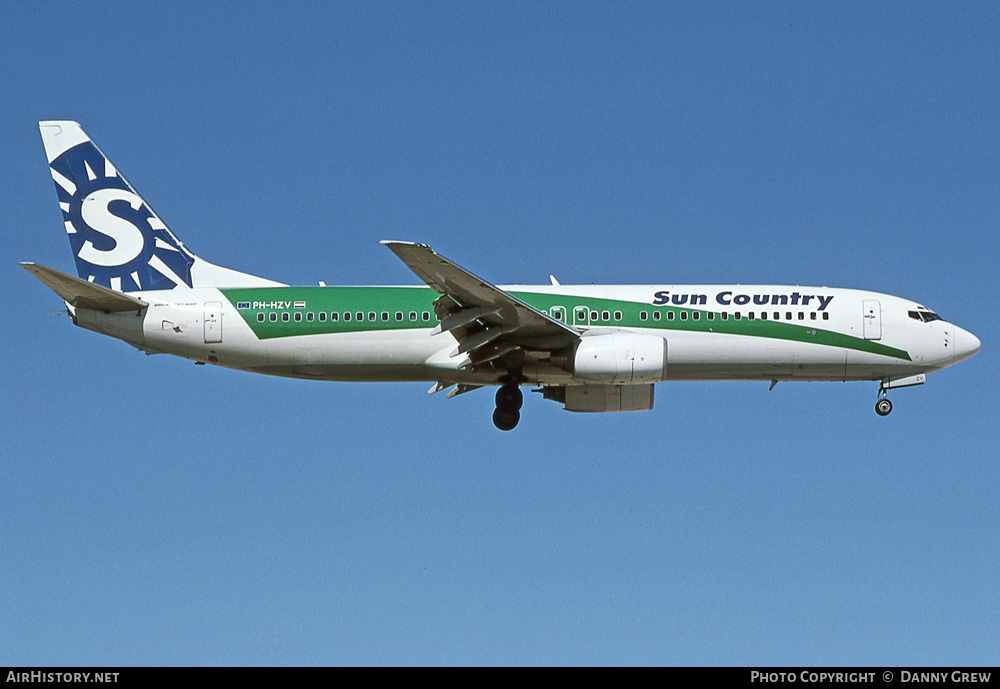 Aircraft Photo of PH-HZV | Boeing 737-8K2 | Sun Country Airlines | AirHistory.net #360539