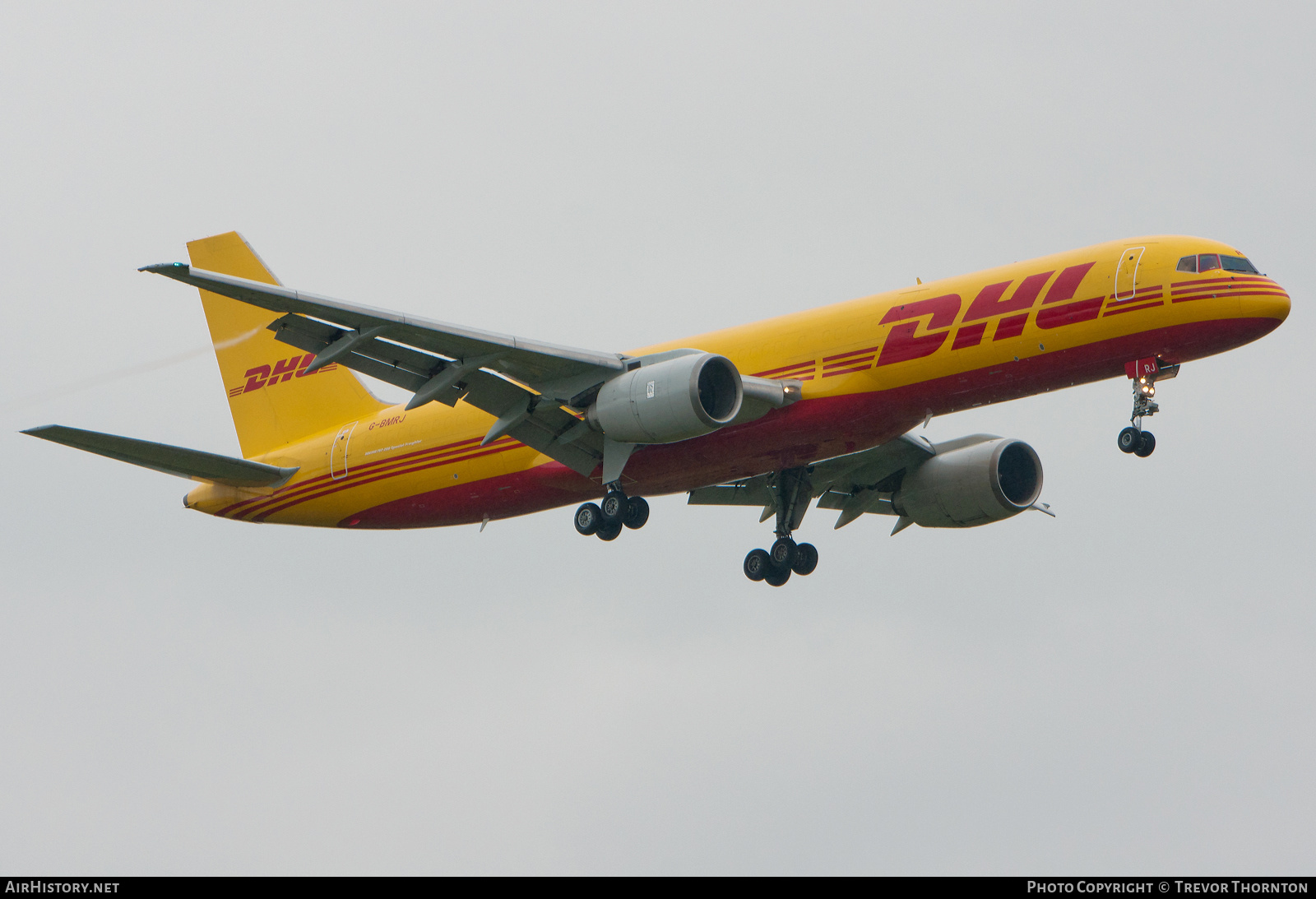 Aircraft Photo of G-BMRJ | Boeing 757-236/SF | DHL International | AirHistory.net #360564