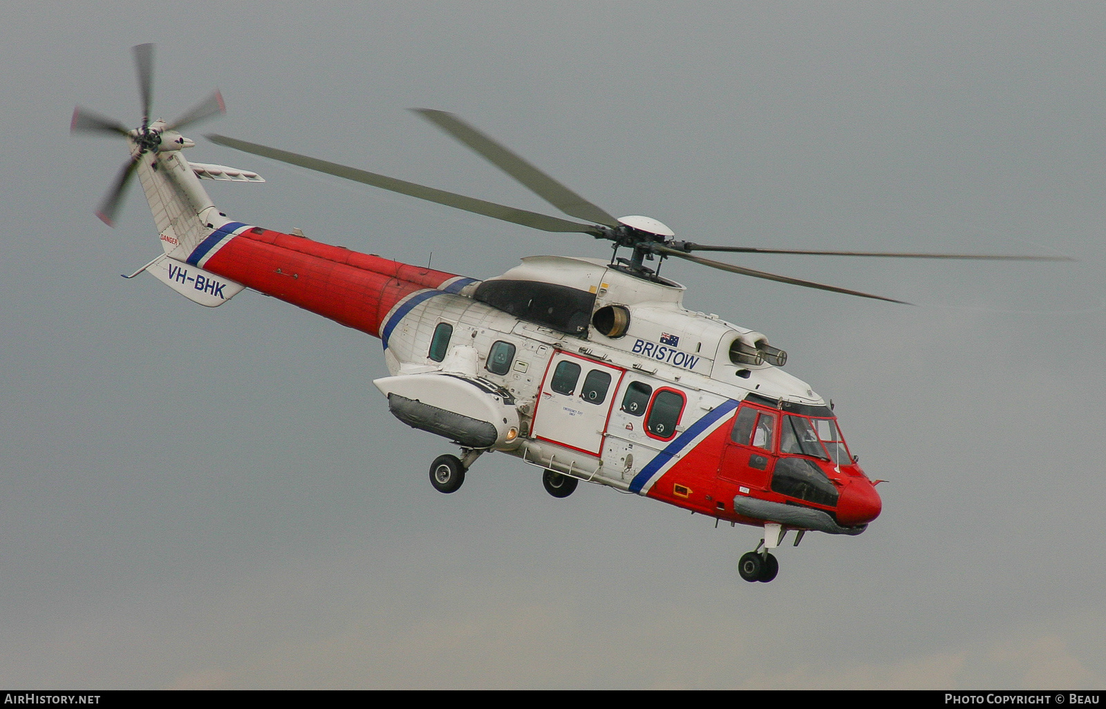 Aircraft Photo of VH-BHK | Aerospatiale AS-332L Super Puma | Bristow Helicopters | AirHistory.net #360600