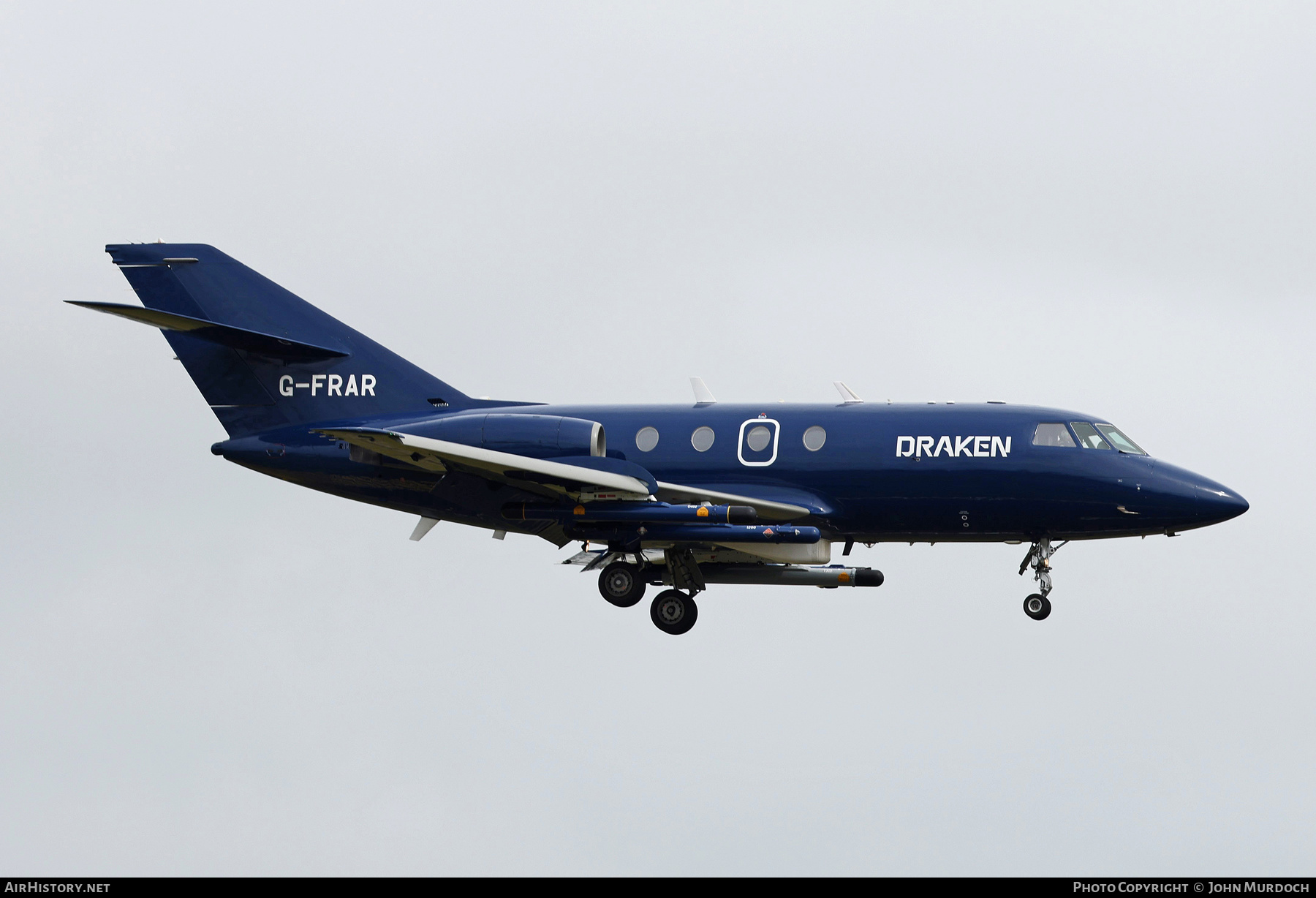 Aircraft Photo of G-FRAR | Dassault Falcon 20D | Draken Europe | AirHistory.net #360612