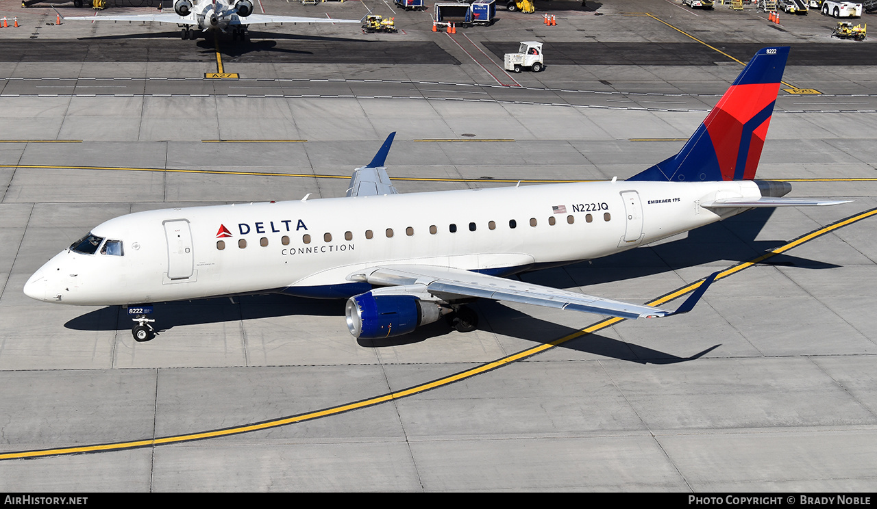 Aircraft Photo of N222JQ | Embraer 175LR (ERJ-170-200LR) | Delta Connection | AirHistory.net #360613