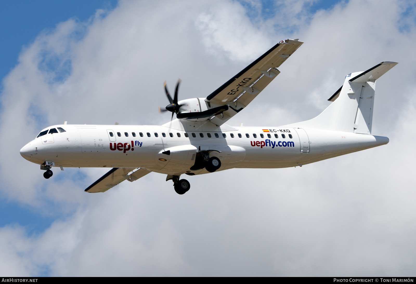Aircraft Photo of EC-KKQ | ATR ATR-72-500 (ATR-72-212A) | Uep!Fly | AirHistory.net #360653