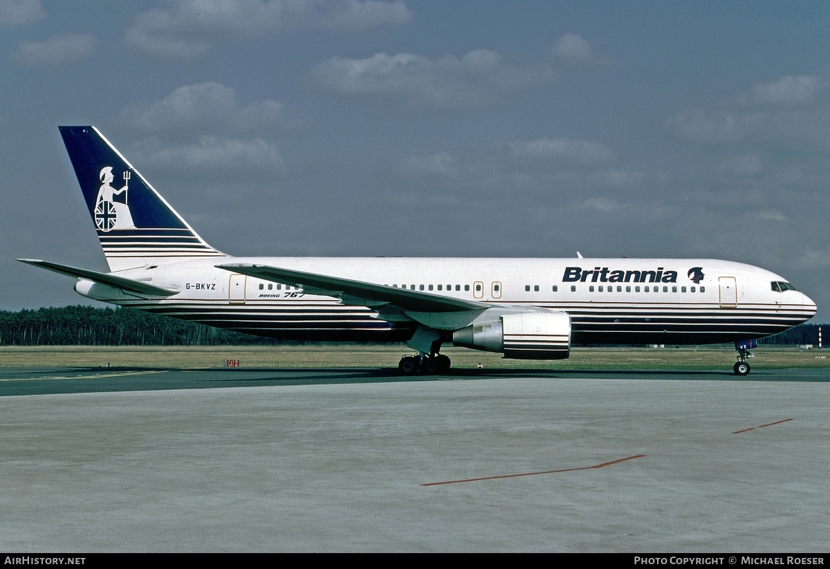 Aircraft Photo of G-BKVZ | Boeing 767-204 | Britannia Airways | AirHistory.net #360703