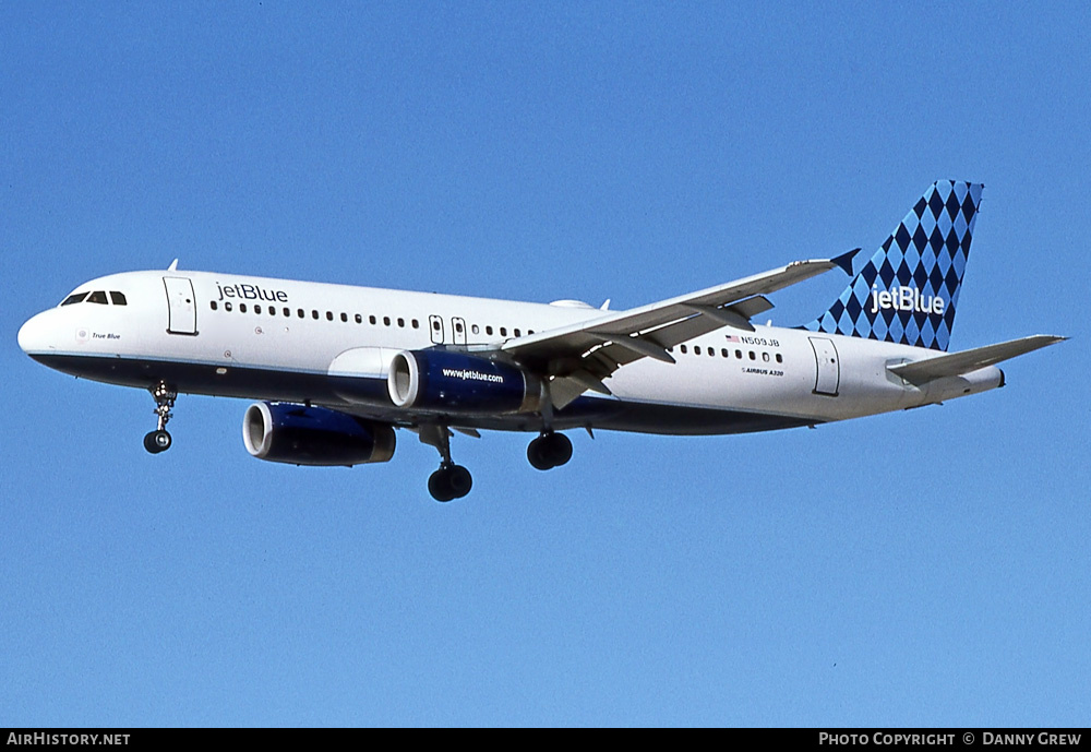 Aircraft Photo of N509JB | Airbus A320-232 | JetBlue Airways | AirHistory.net #360722
