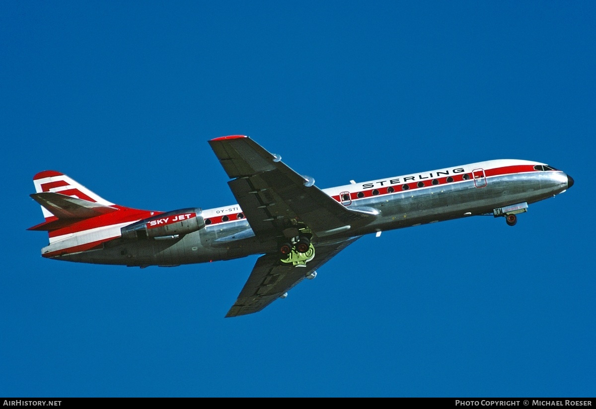 Aircraft Photo of OY-STI | Sud SE-210 Caravelle 10B3 Super B | Sterling Airways | AirHistory.net #360723