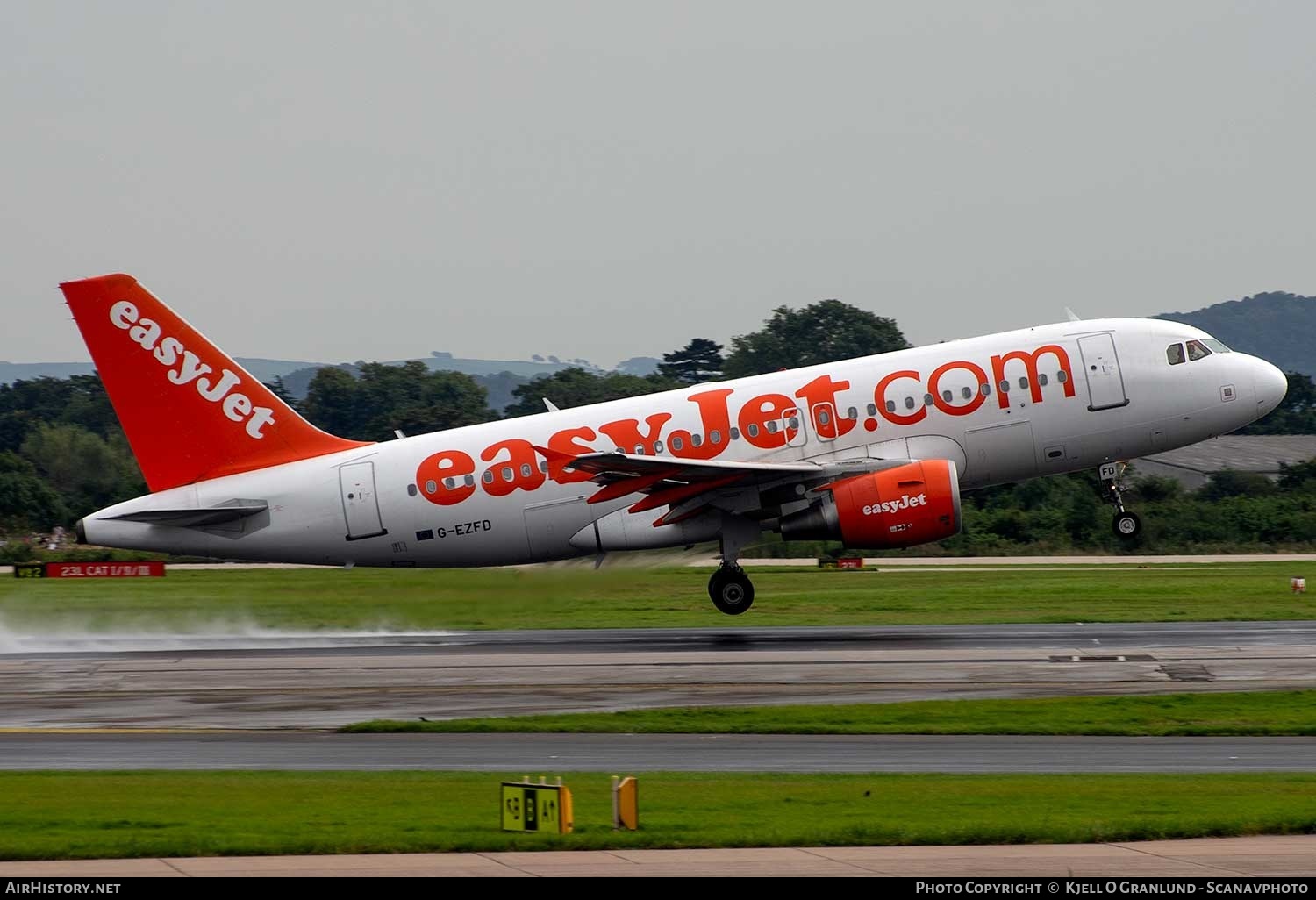Aircraft Photo of G-EZFD | Airbus A319-111 | EasyJet | AirHistory.net #360727