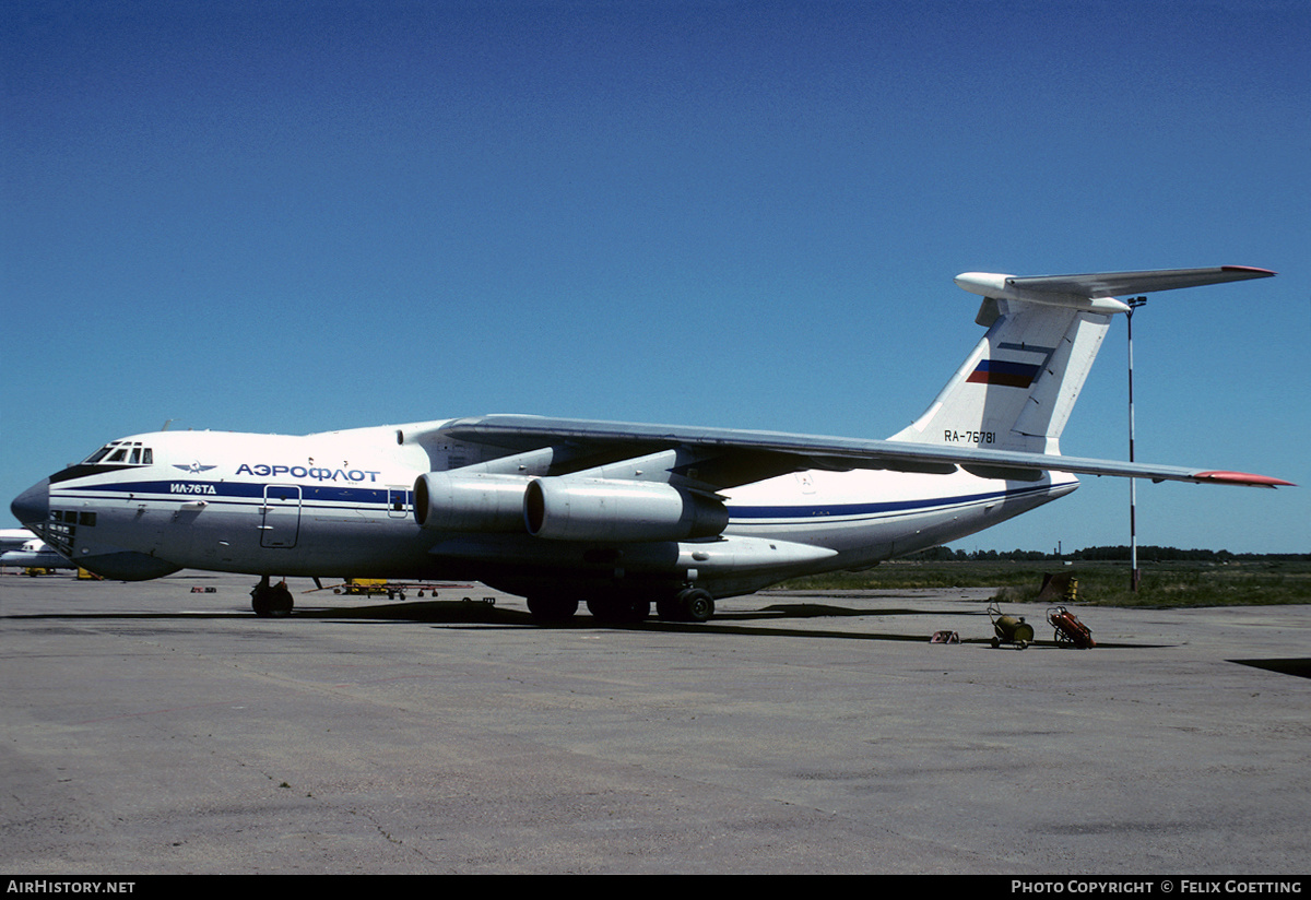 Aircraft Photo of RA-76781 | Ilyushin Il-76TD | Aeroflot | AirHistory.net #360729