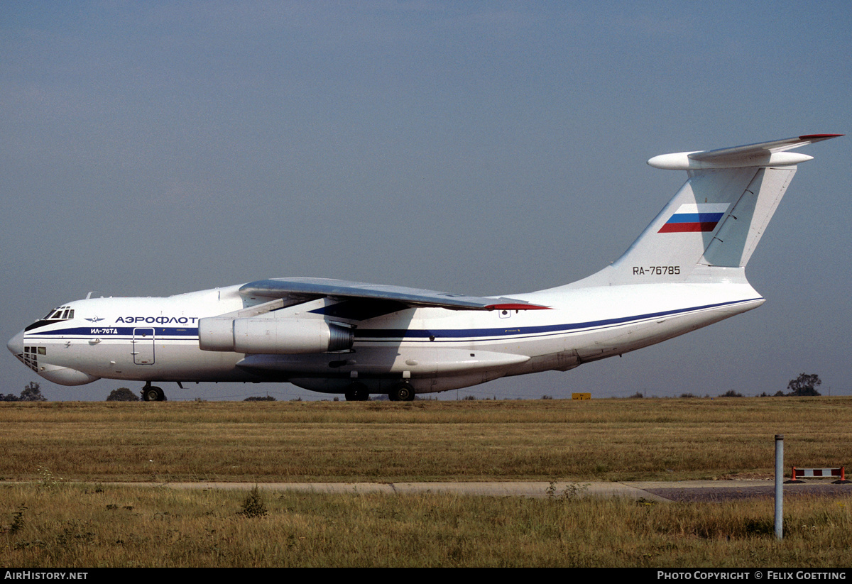 Aircraft Photo of RA-76785 | Ilyushin Il-76TD | Aeroflot | AirHistory.net #360732