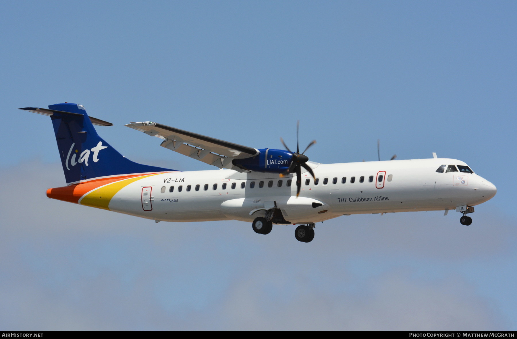 Aircraft Photo of V2-LIA | ATR ATR-72-600 (ATR-72-212A) | LIAT - Leeward Islands Air Transport | AirHistory.net #360741