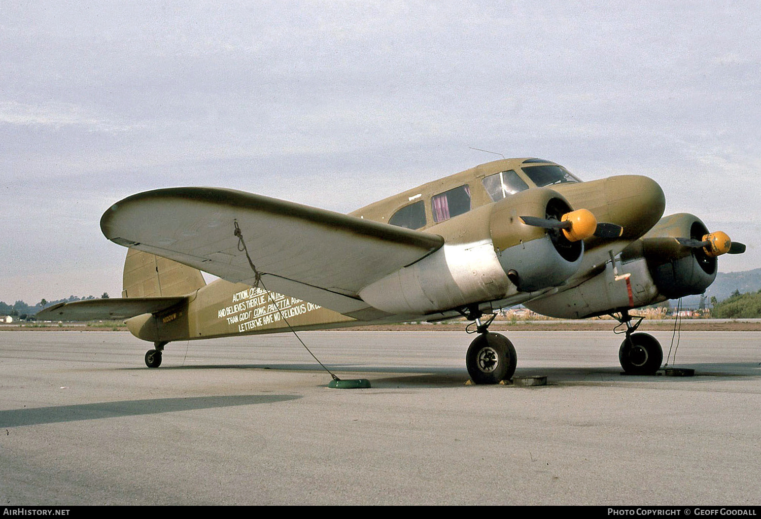 Aircraft Photo of N100VW | Cessna T-50 Bobcat | AirHistory.net #360765