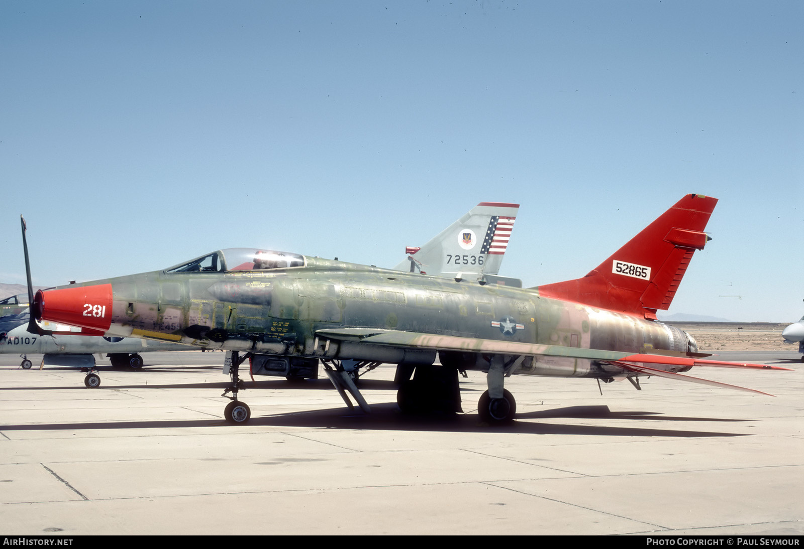 Aircraft Photo of 55-2865 / 52865 | North American QF-100D Super Sabre | USA - Air Force | AirHistory.net #360783