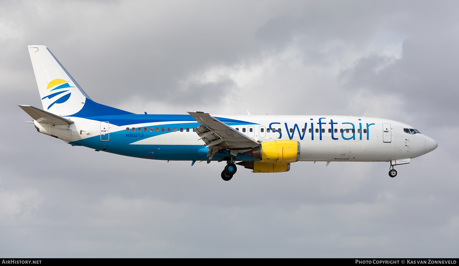 Aircraft Photo of N802TJ | Boeing 737-4B7 | Swift Air | AirHistory.net #360789