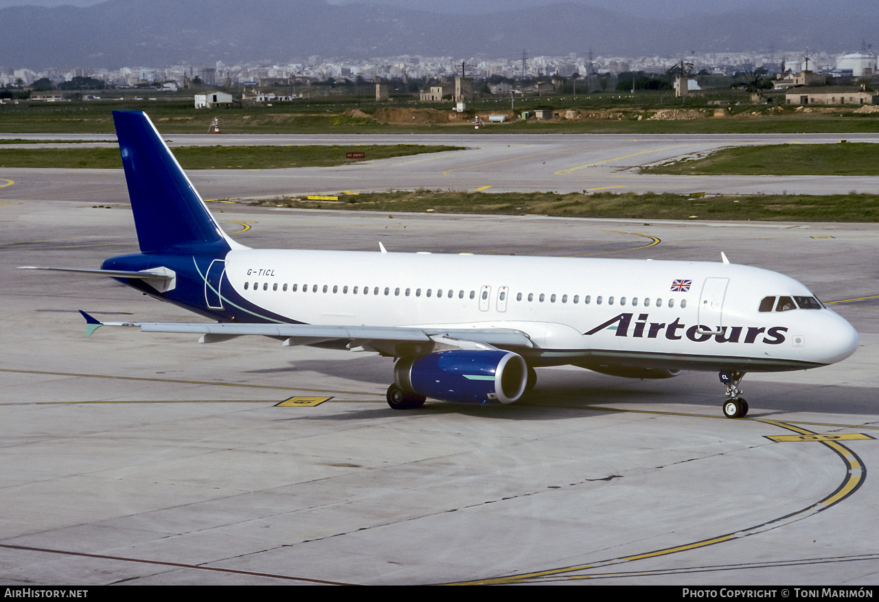 Aircraft Photo of G-TICL | Airbus A320-231 | Airtours International | AirHistory.net #360816