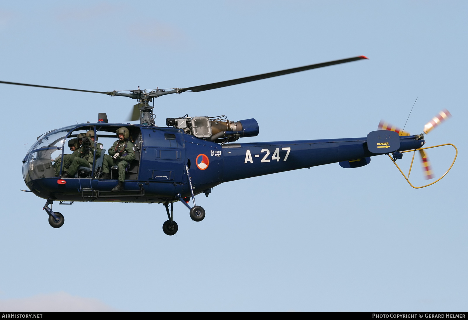 Aircraft Photo of A-247 | Sud SA-316B Alouette III | Netherlands - Air Force | AirHistory.net #360830