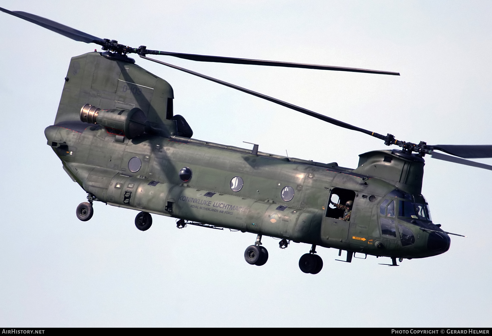 Aircraft Photo of D-103 | Boeing CH-47D Chinook (414) | Netherlands - Air Force | AirHistory.net #360831