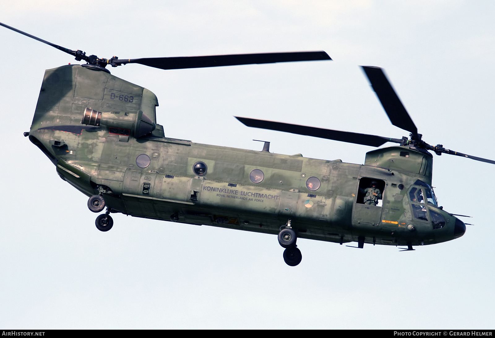 Aircraft Photo of D-663 | Boeing CH-47D Chinook (414) | Netherlands - Air Force | AirHistory.net #360832