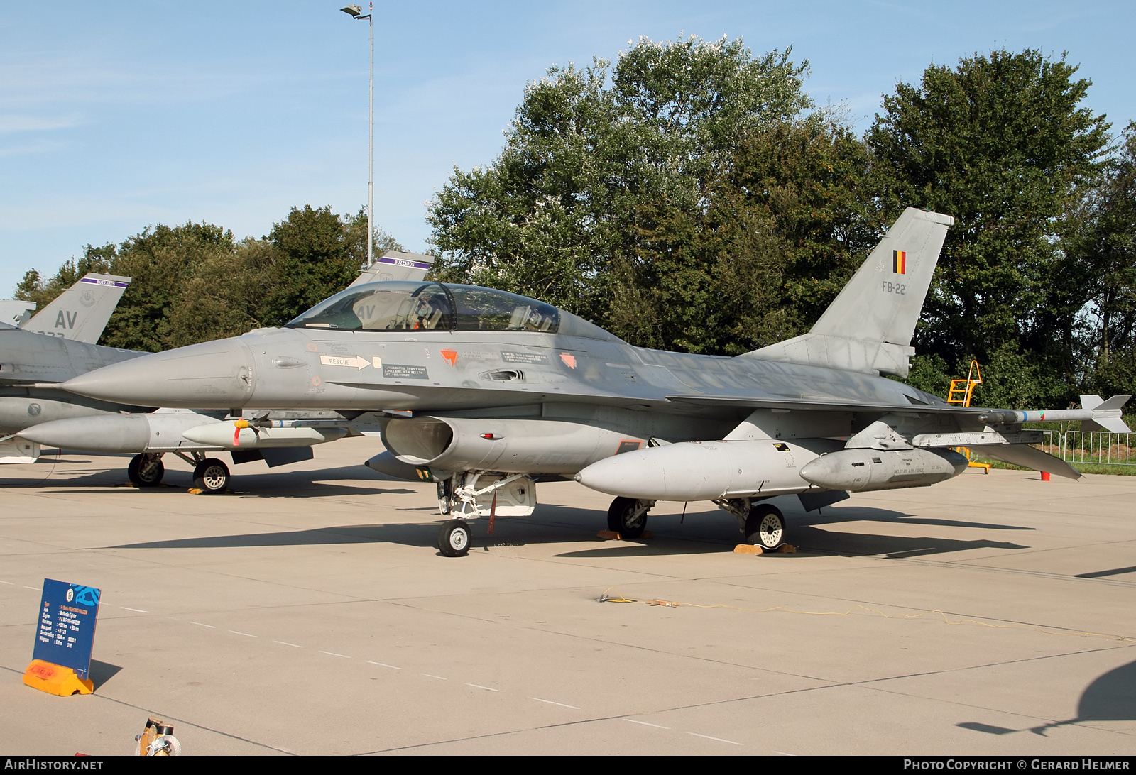 Aircraft Photo of FB-22 | General Dynamics F-16BM Fighting Falcon | Belgium - Air Force | AirHistory.net #360840
