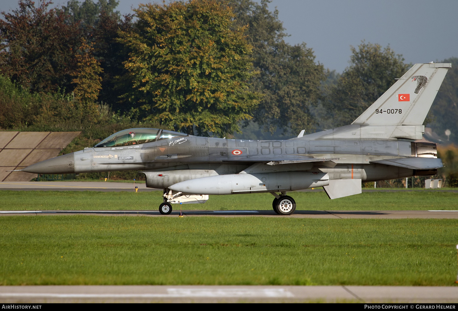 Aircraft Photo of 94-0078 | General Dynamics F-16C Fighting Falcon | Turkey - Air Force | AirHistory.net #360864