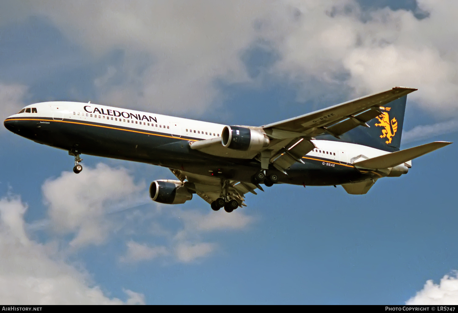 Aircraft Photo of G-BBAE | Lockheed L-1011-385-1-14 TriStar 100 | Caledonian Airways | AirHistory.net #360877
