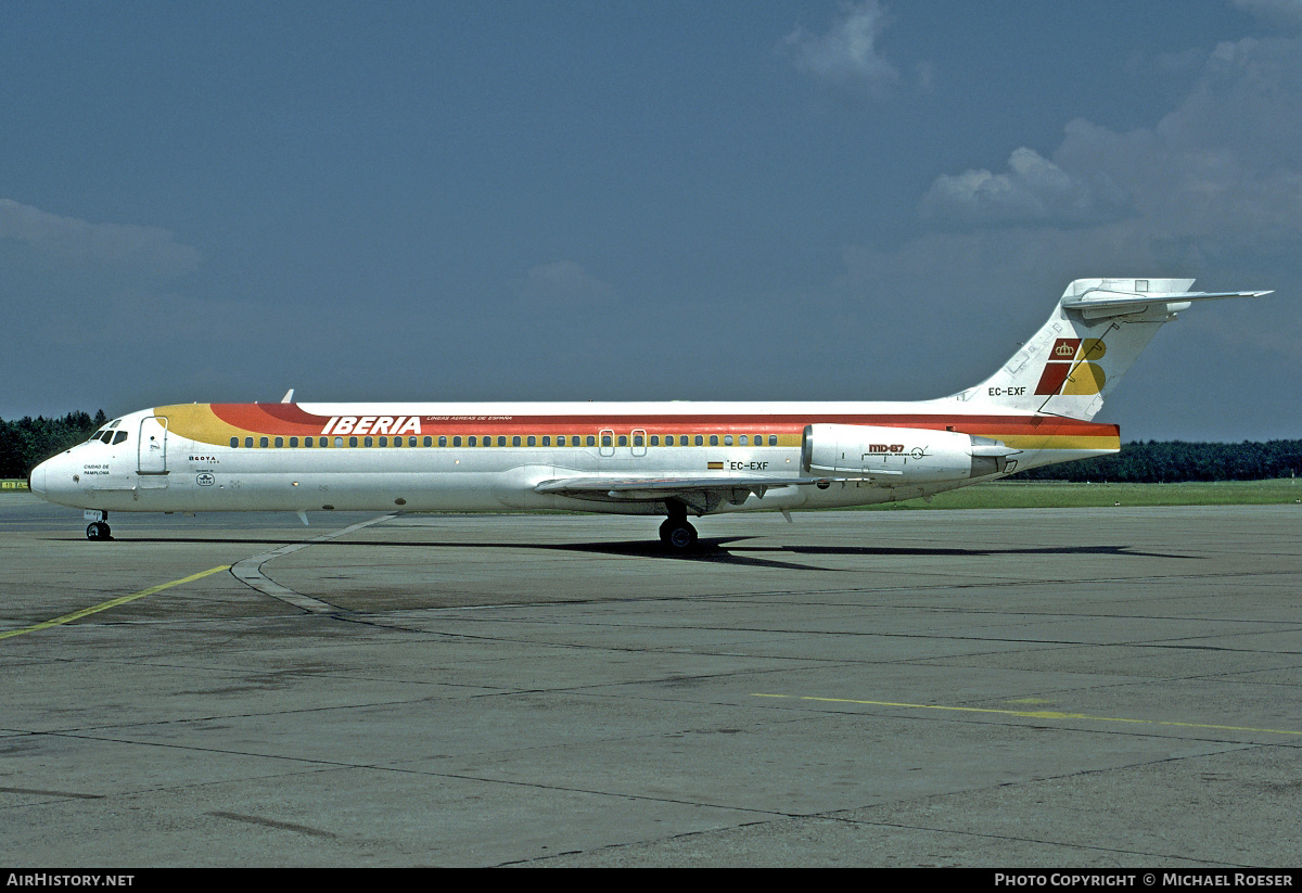 Aircraft Photo of EC-EXF | McDonnell Douglas MD-87 (DC-9-87) | Iberia | AirHistory.net #360887