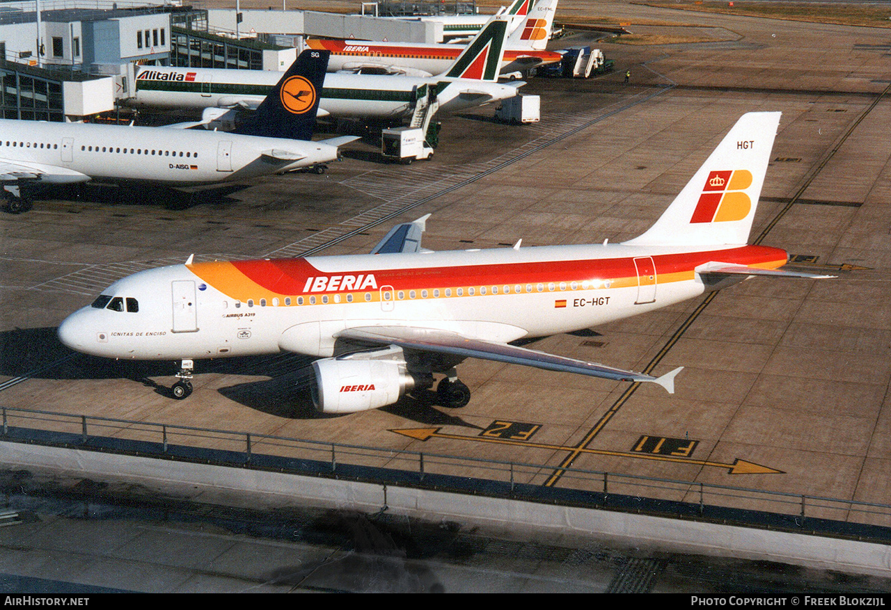 Aircraft Photo of EC-HGT | Airbus A319-111 | Iberia | AirHistory.net #360895