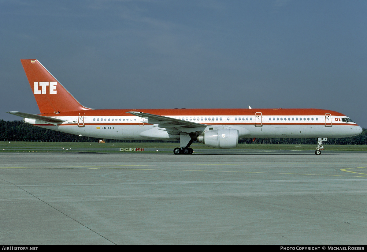 Aircraft Photo of EC-EFX | Boeing 757-2G5 | LTE International Airways | AirHistory.net #360896