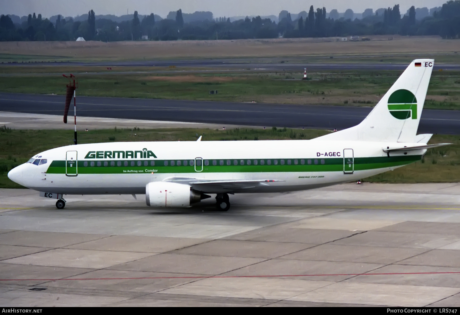 Aircraft Photo of D-AGEC | Boeing 737-35B | Germania | AirHistory.net #360903