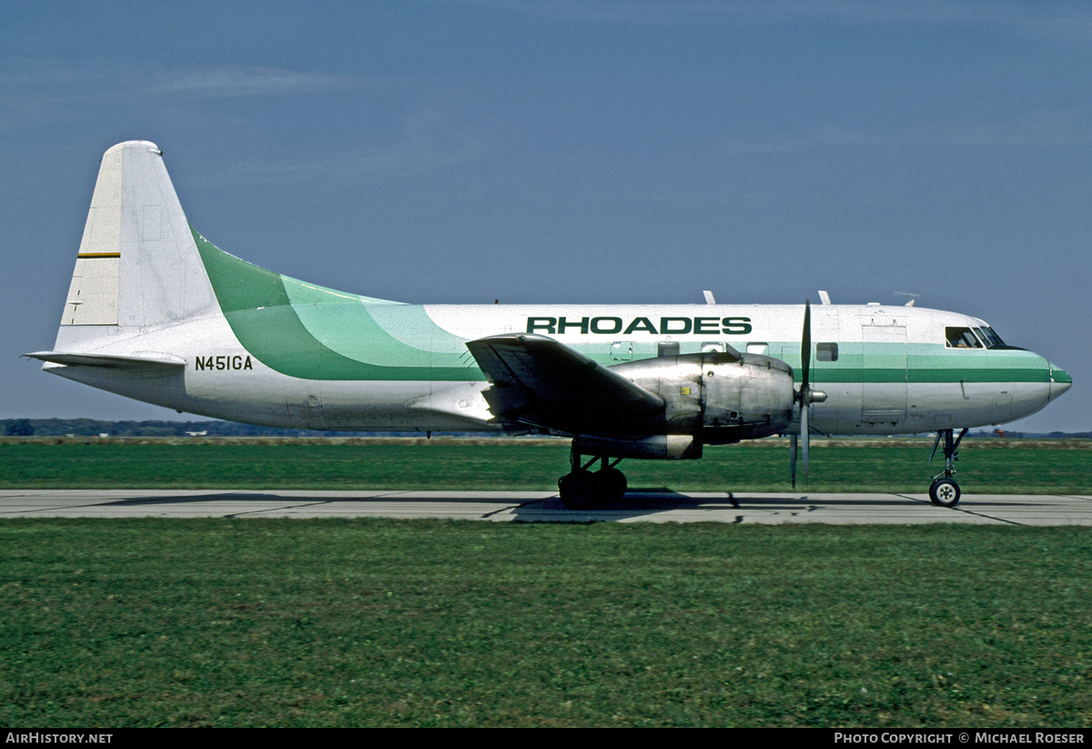 Aircraft Photo of N451GA | Convair T-29D | Rhoades Aviation | AirHistory.net #360909