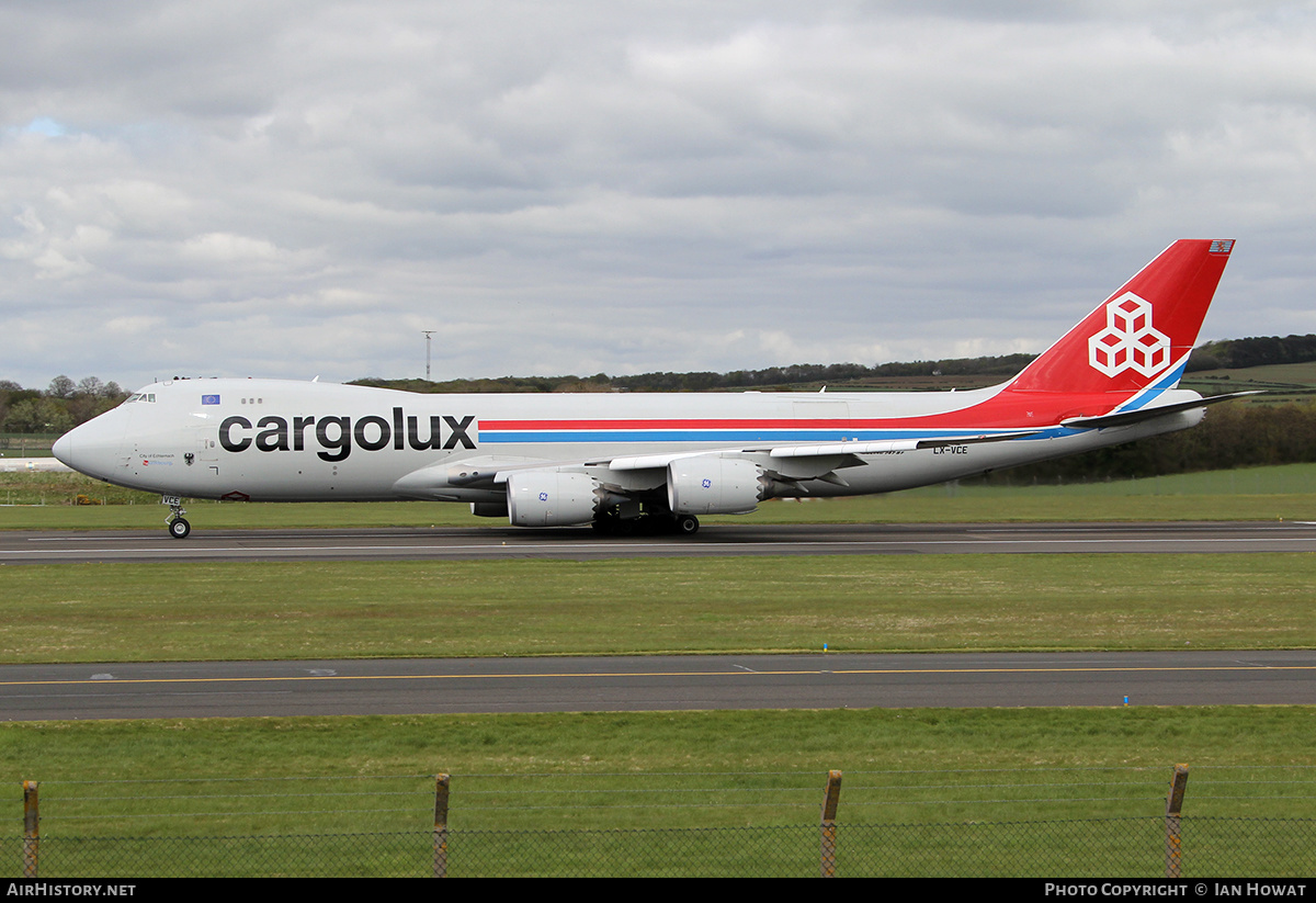 Aircraft Photo of LX-VCE | Boeing 747-8R7F/SCD | Cargolux | AirHistory.net #360935