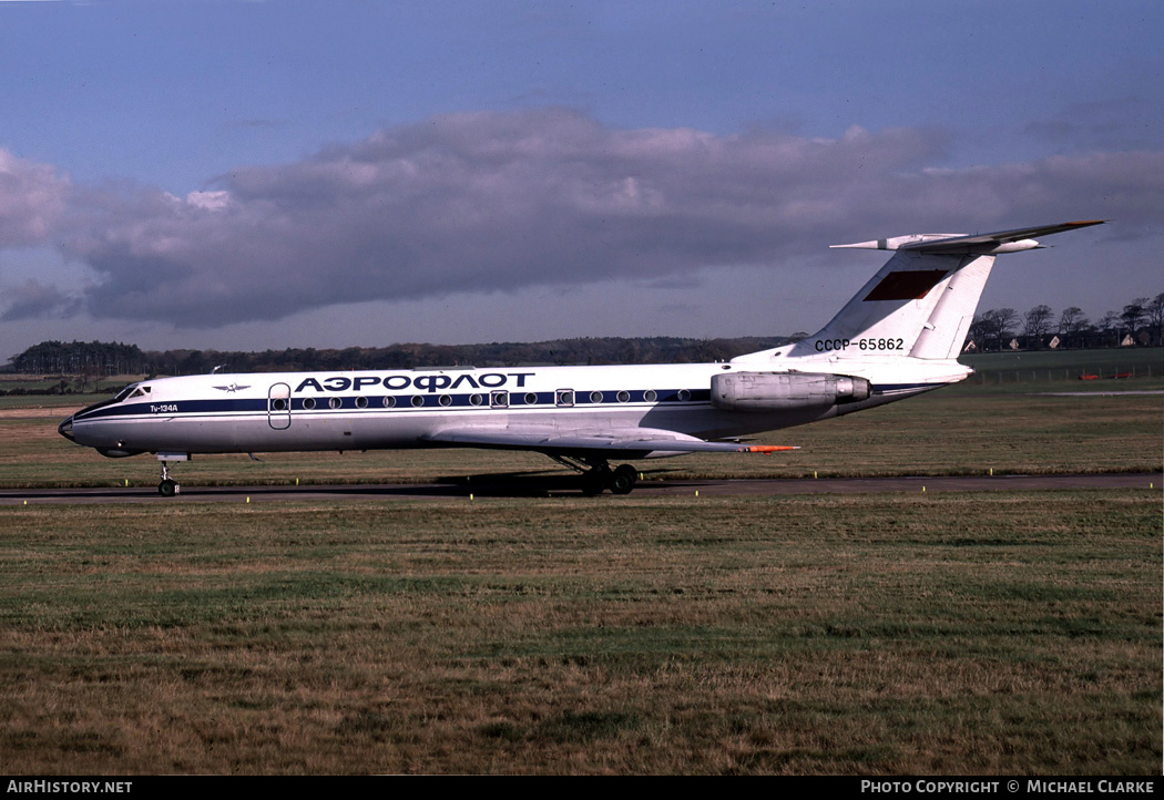 Aircraft Photo of CCCP-65862 | Tupolev Tu-134A-3 | Aeroflot | AirHistory.net #360959