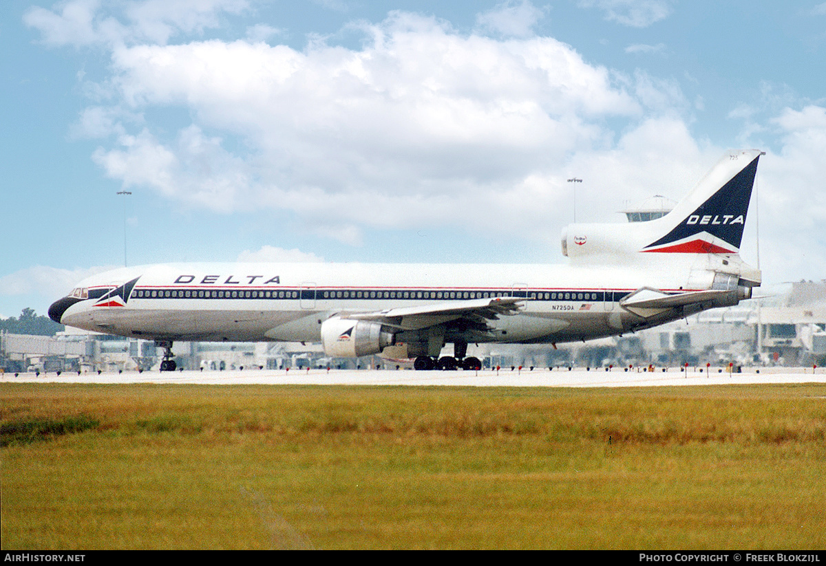 Aircraft Photo of N725DA | Lockheed L-1011-385-1 TriStar 1 | Delta Air Lines | AirHistory.net #360990