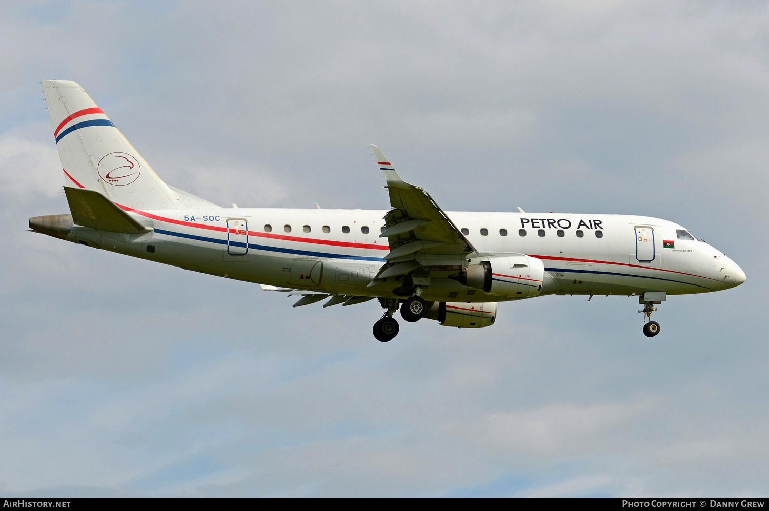 Aircraft Photo of 5A-SOC | Embraer 170LR (ERJ-170-100LR) | Petro Air | AirHistory.net #361002