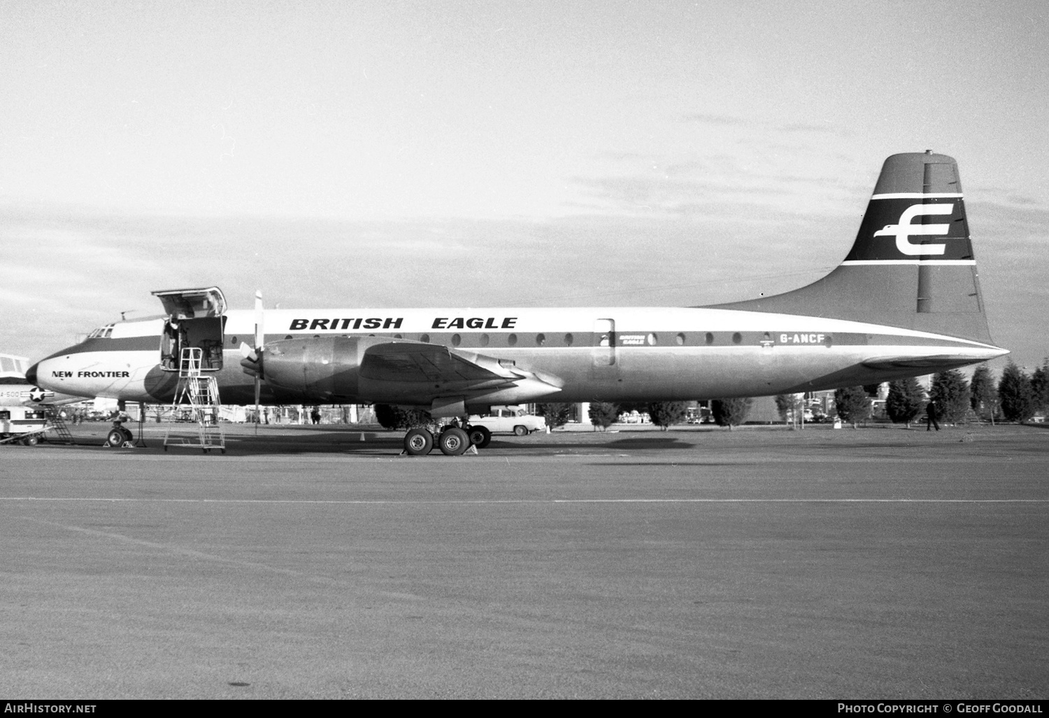 Aircraft Photo of G-ANCF | Bristol 175 Britannia 308 | British Eagle International Airlines | AirHistory.net #361026