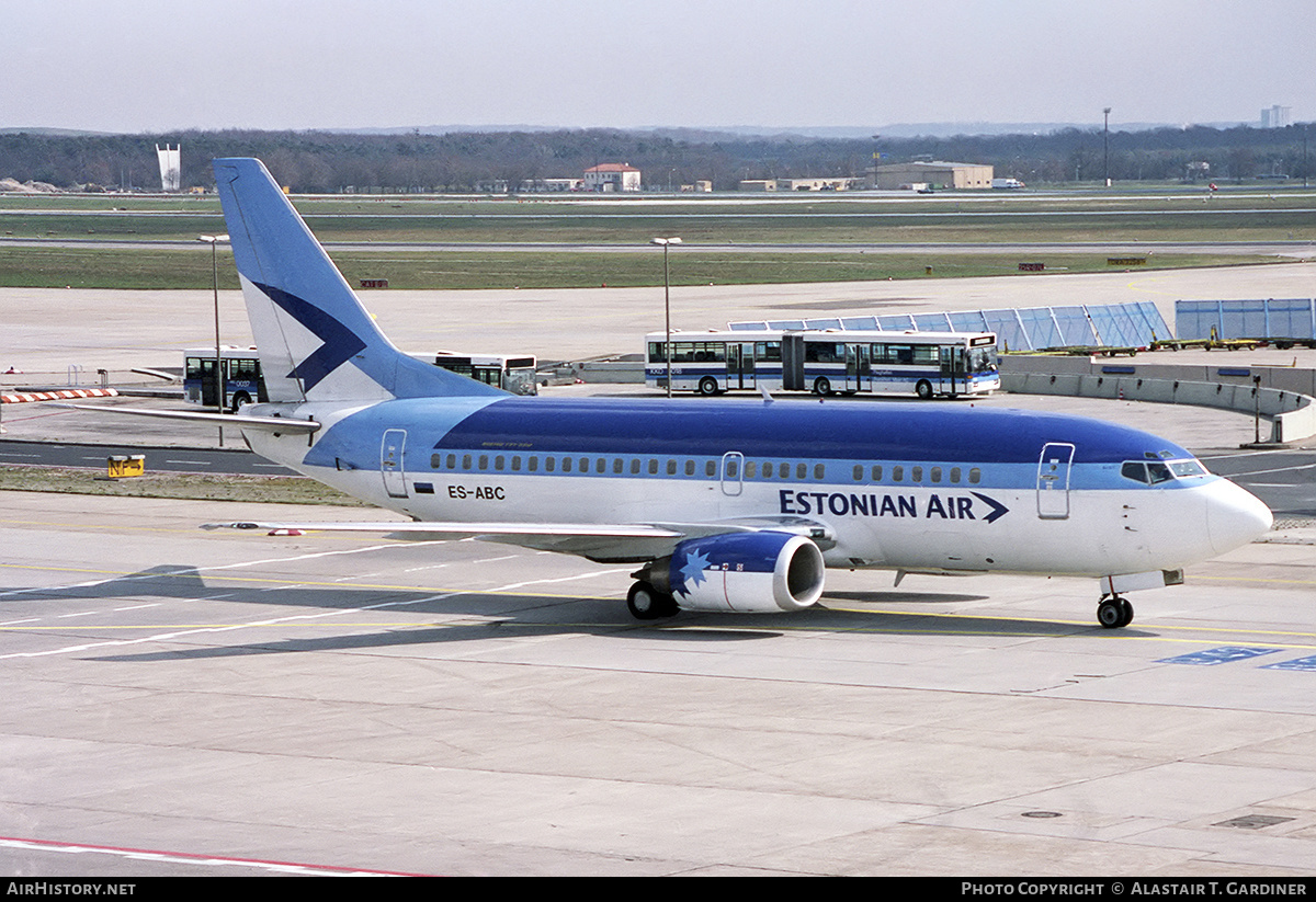 Aircraft Photo of ES-ABC | Boeing 737-5Q8 | Estonian Air | AirHistory.net #361032