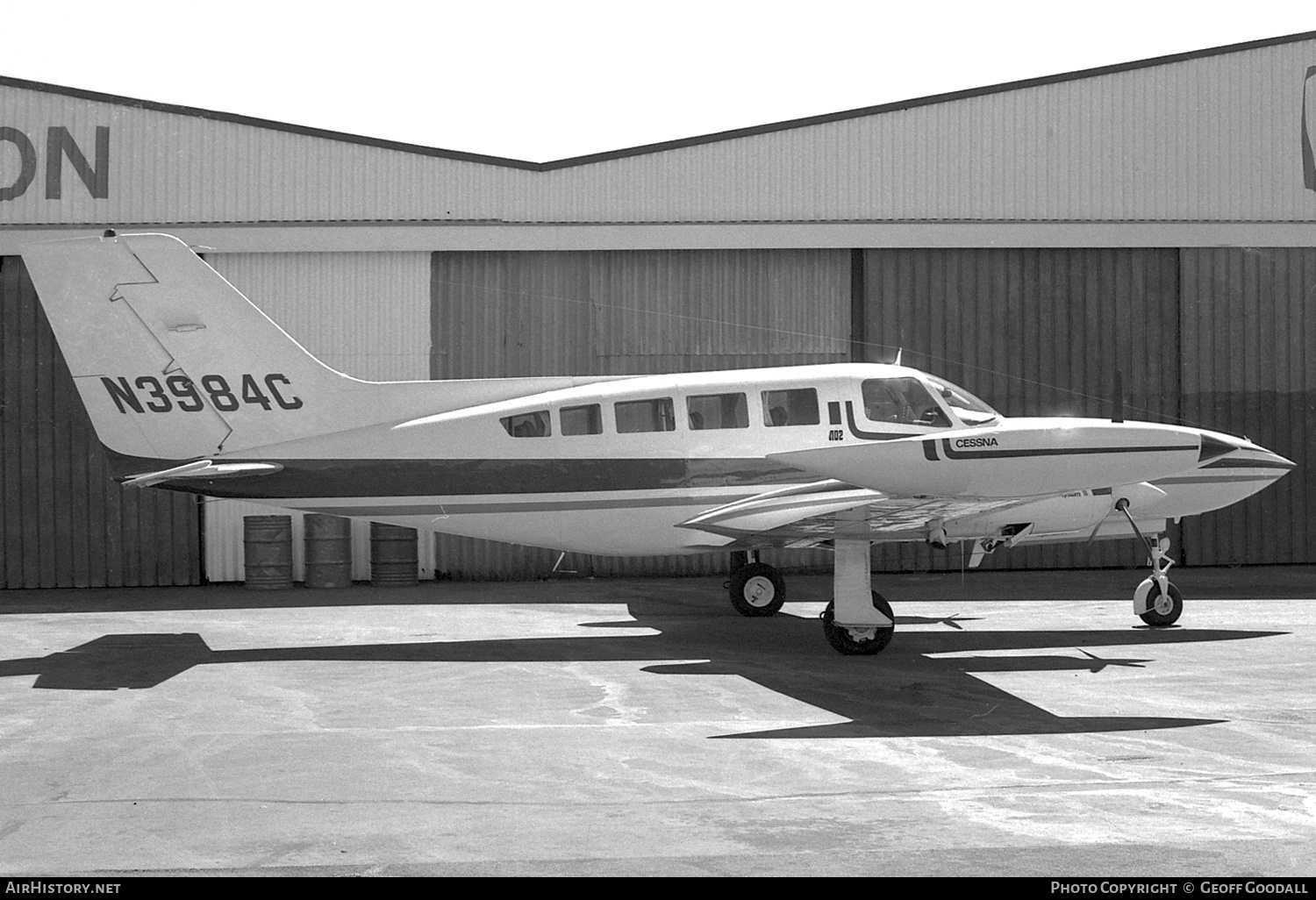 Aircraft Photo of N3984C | Cessna 402B Utililiner | AirHistory.net #361036