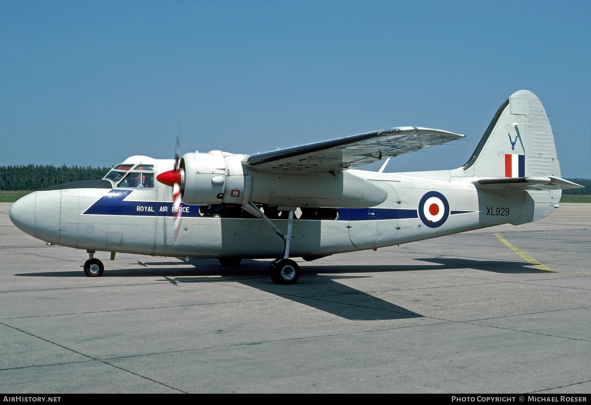 Aircraft Photo of XL929 | Hunting Percival P.66 Pembroke C.1 | UK - Air Force | AirHistory.net #361056