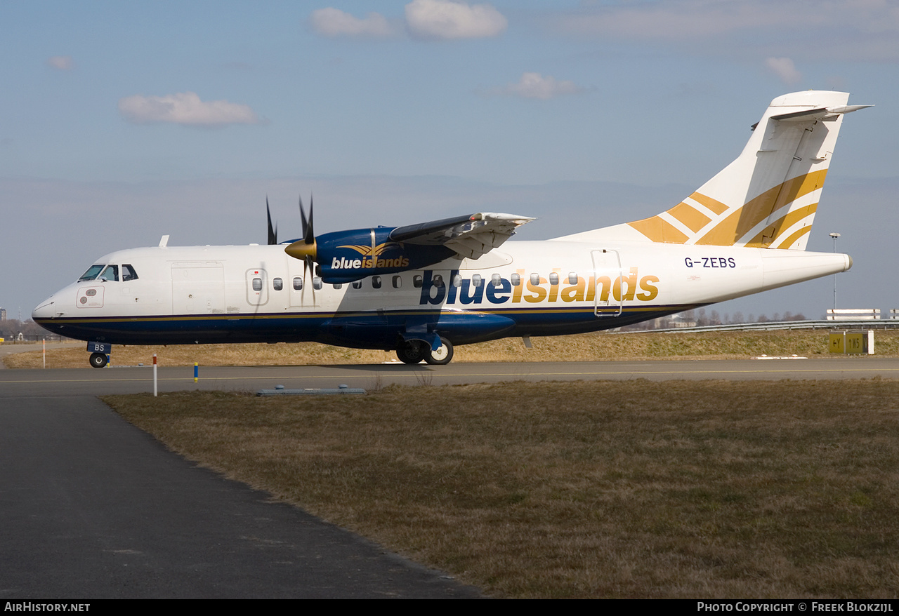Aircraft Photo of G-ZEBS | ATR ATR-42-320 | Blue Islands | AirHistory.net #361075