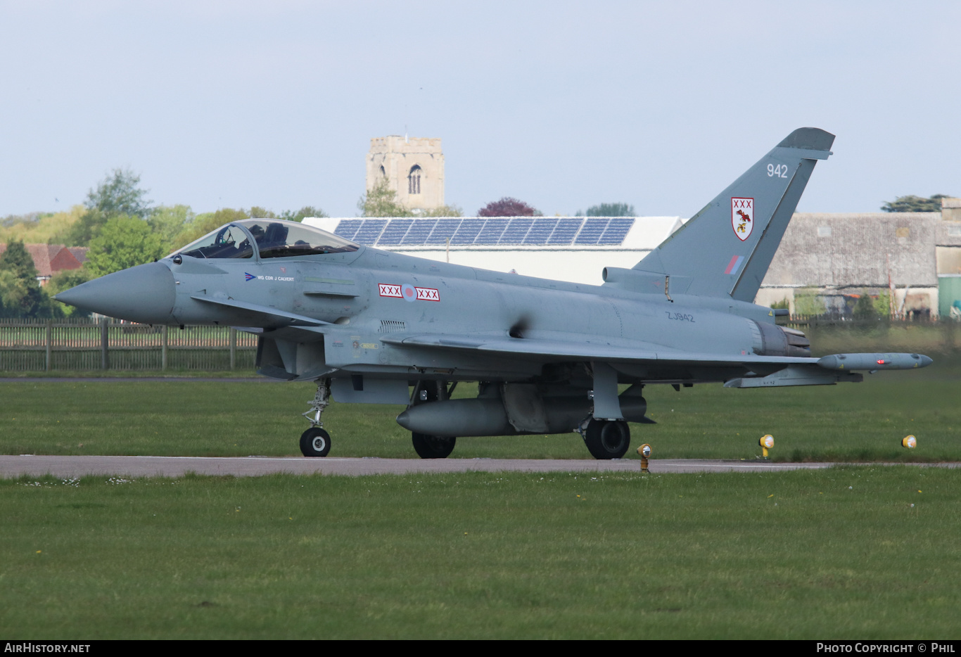 Aircraft Photo of ZJ942 | Eurofighter EF-2000 Typhoon FGR4 | UK - Air Force | AirHistory.net #361080