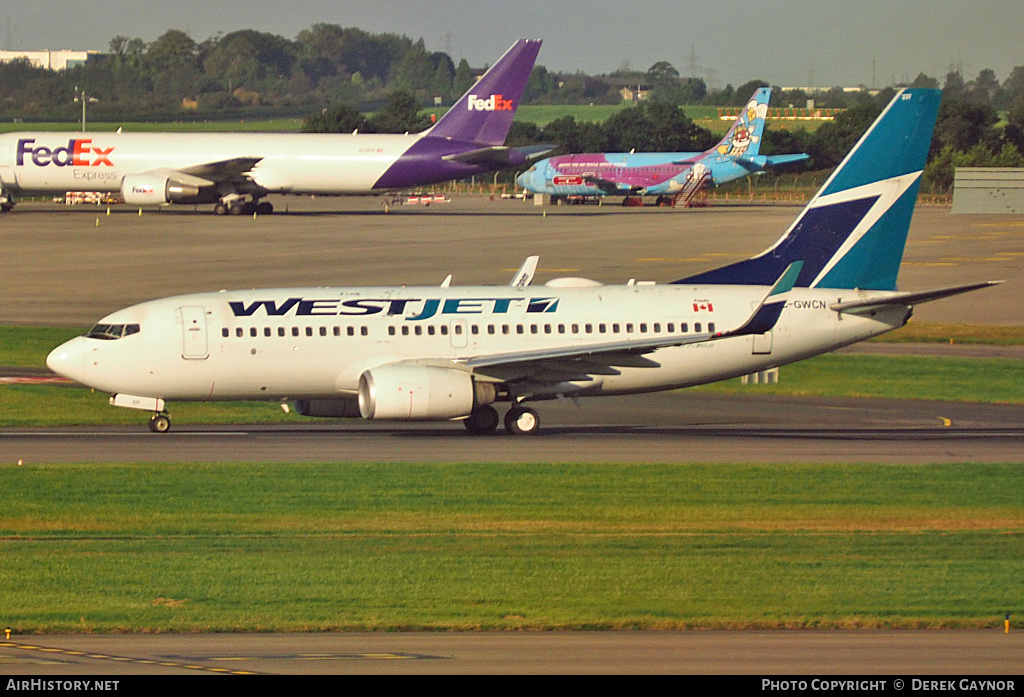 Aircraft Photo of C-GWCN | Boeing 737-7CT | WestJet | AirHistory.net #361092