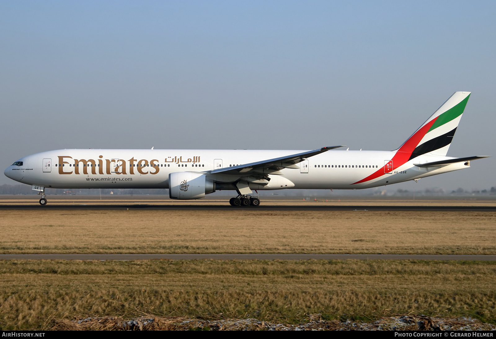 Aircraft Photo of A6-EGE | Boeing 777-31H/ER | Emirates | AirHistory.net #361108